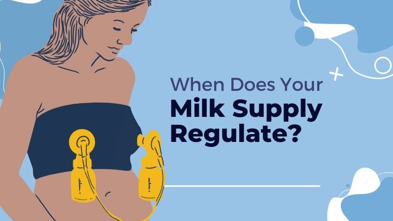 when-does-milk-supply-regulate-for-a-mother-illustration-image