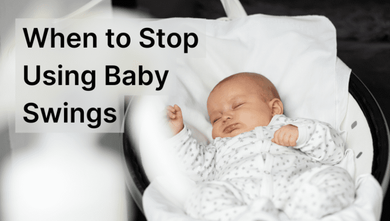 When to Stop Using Baby Swings: An Informative Guide