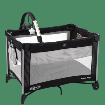 portable-crib-mesh-black-color