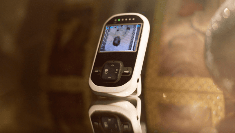 baby-monitor-on-a-transparent-table