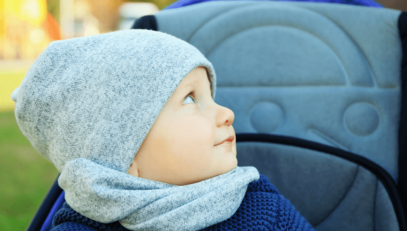 cute-little-baby-sitting-in-stroller