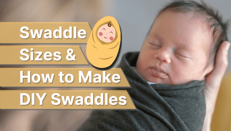 Size of Swaddle Blankets & How to Make DIY Swaddles
