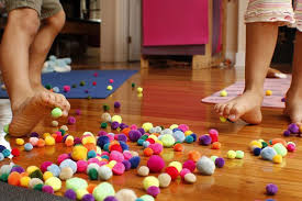 lifting with toes activity for children