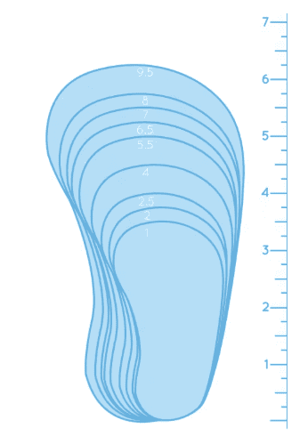 baby shoe size chart